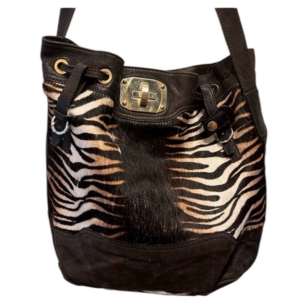 Paolo Masi Zebra Print Shoulder Bag